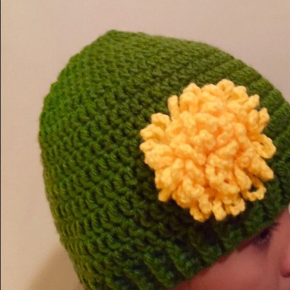 Crochet Hat or with matching crochet gloves
